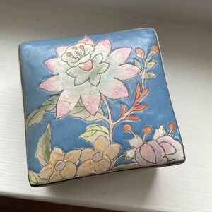 Floral Porcelain Box